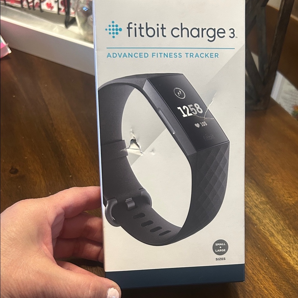 Fitbit Charge 3 Fitness Tracker in Black